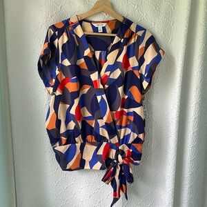 NWT Nine West multi-color top